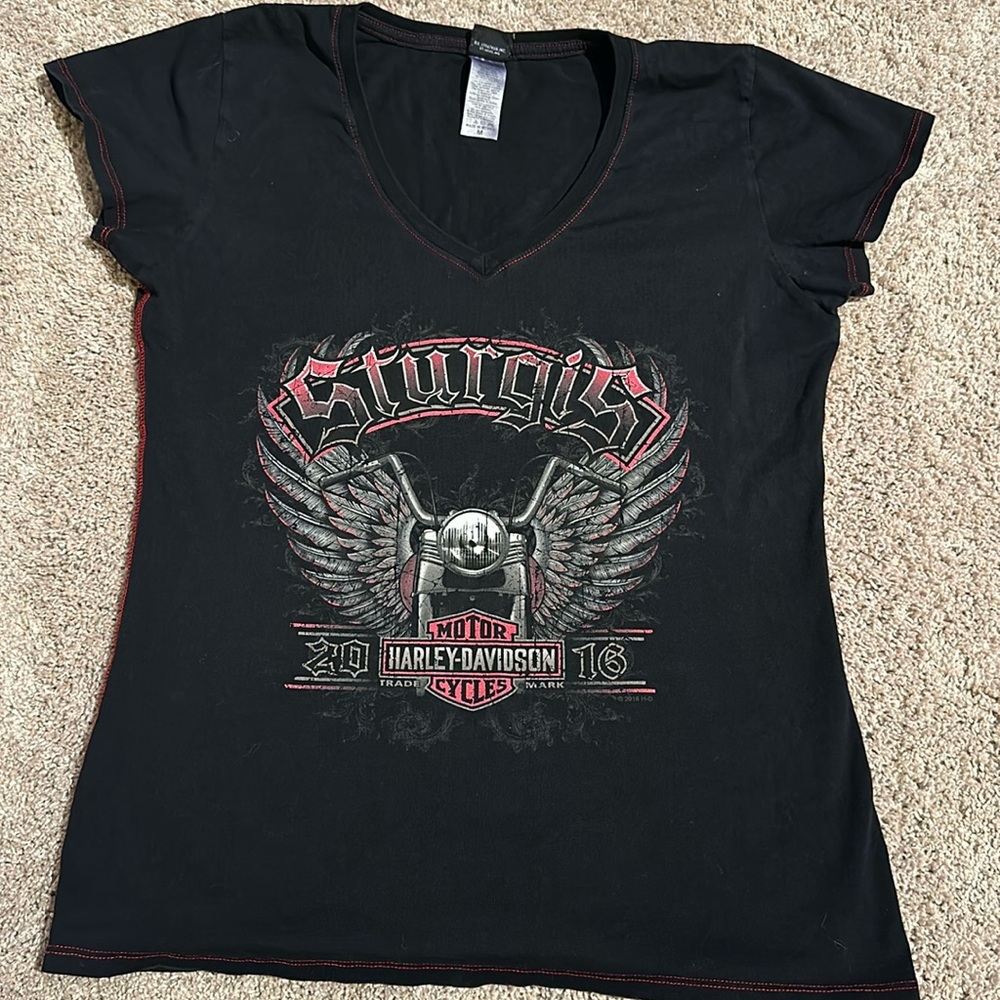 Woman’s 76th Anniversary Harley shirt